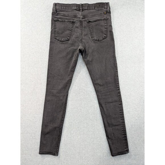 Lucky Brand Jeans Womens Size 8 Black Brooke Skinny Destressed Tapered - Picture 9 of 16